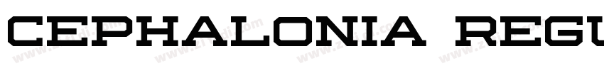 Cephalonia Regular字体转换